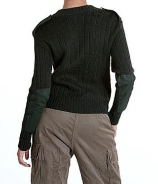 Men's Vintage British Army V-Neck Sweater
