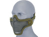 Metal Mesh Half Face Mask W/ Double Strap