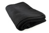 Black 80% Wool Blanket in Zippered Case