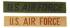 GI "U.S. AIR FORCE" Sew-On Chest Name Tapes