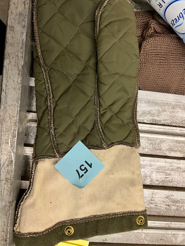 Vintage Canadian Quilted Trigger Mitt Liner