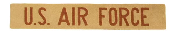 GI "U.S. AIR FORCE" Sew-On Chest Name Tapes