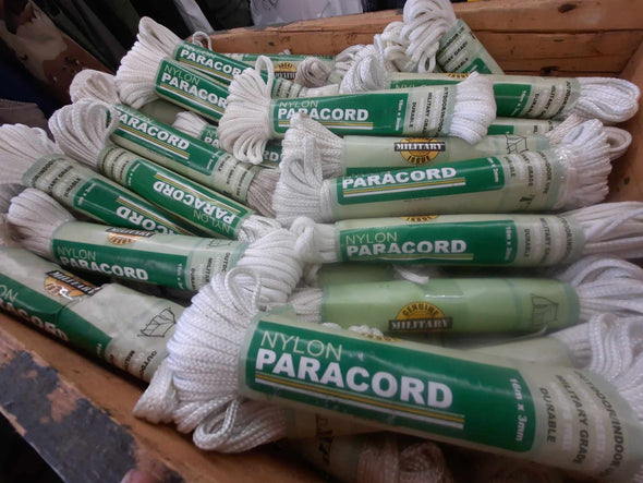 Military Style 52 Ft White Nylon Paracord