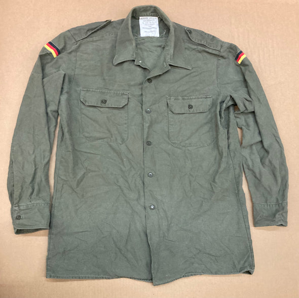 Vintage West German Army Bundeswehr Field Shirt
