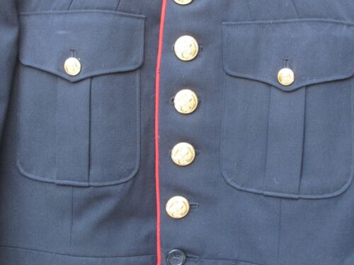 Authentic 43R Rare USMC Dress Blue Jacket